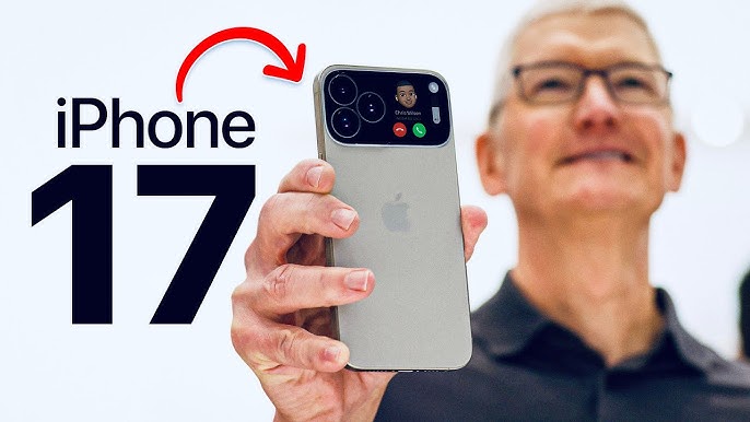 Apple iPhone 17 launch, A teaser image showing the upcoming iPhone 17 logo and launch event details